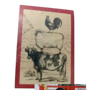 🆕 📌SALE $5 Garden Flag 12"x 18" Farm Animals NWT Final Price